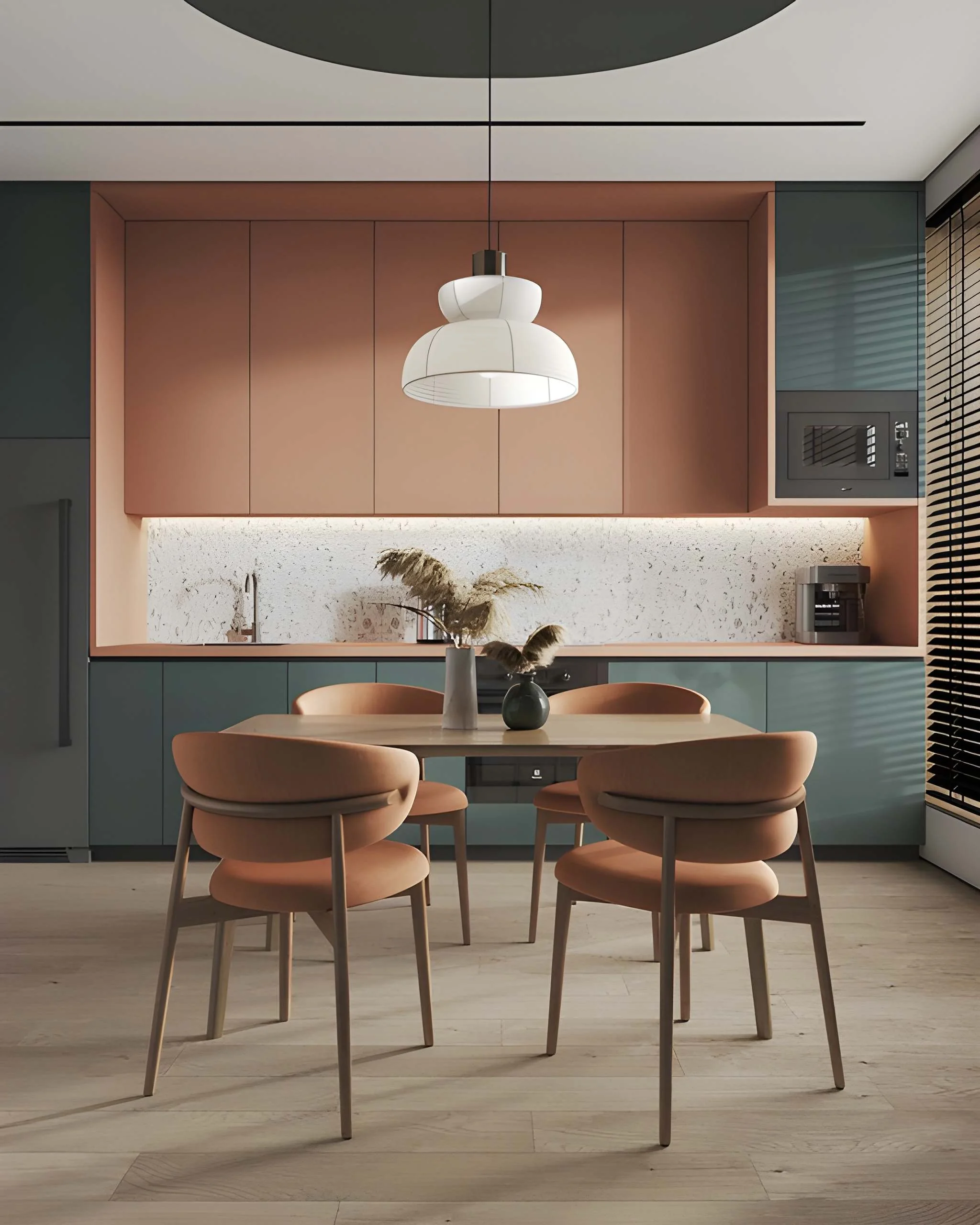 Wintry Mountain Landscape